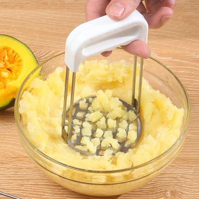 Portable Manual Potato Masher Pressed Smasher Kitchen Tool For Baby Food Fruit Baking - Essential Kitchen Accessories