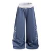 Unisex Retro Vintage Print Loose Wide Leg Sweatpants Street Dance Jazz Casual Wear