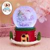 Ball Snow Globe Music Light Snowflake for Christmas Year Gifts