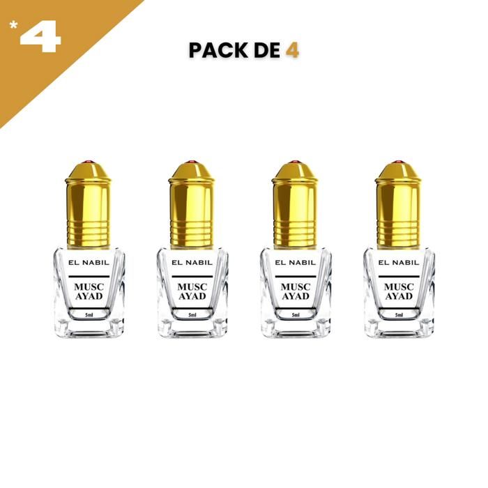 El Nabil Musc Ayad Parfum Concentré Sans Alcool 4*5ml