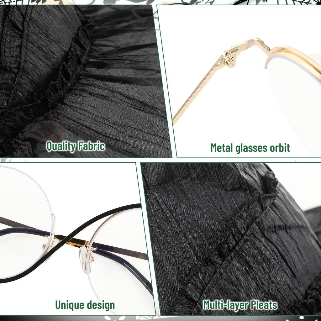 Halloween Witch 4-piece Festival Party Dress Up Props, Holiday Gifts For Friends