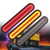 1X 100-Led Flowing Reverse Brake Turn Signal Rear Tail Light Car Truck Trailer