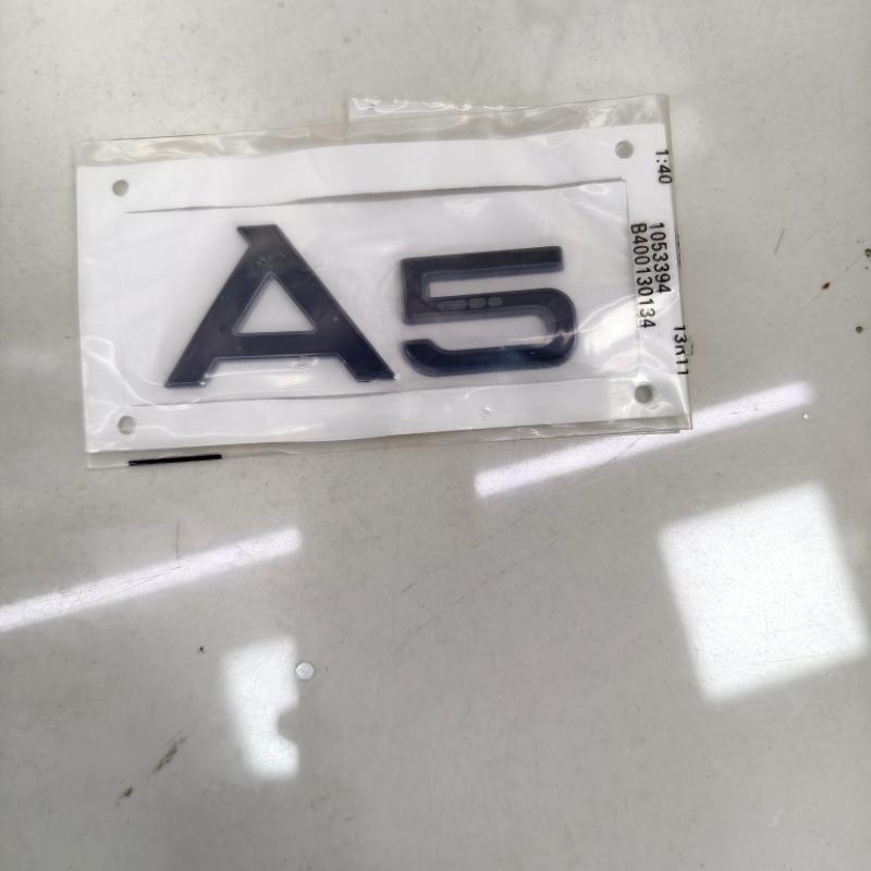 3D ABS chrom błyszczący czarny bagażnik samochodowy litery numery emblemat dla A1 A3 A4 A5 A6 A7 A8 naklejka na pokrywę bagażnika samochodu tabliczka znamionowa
