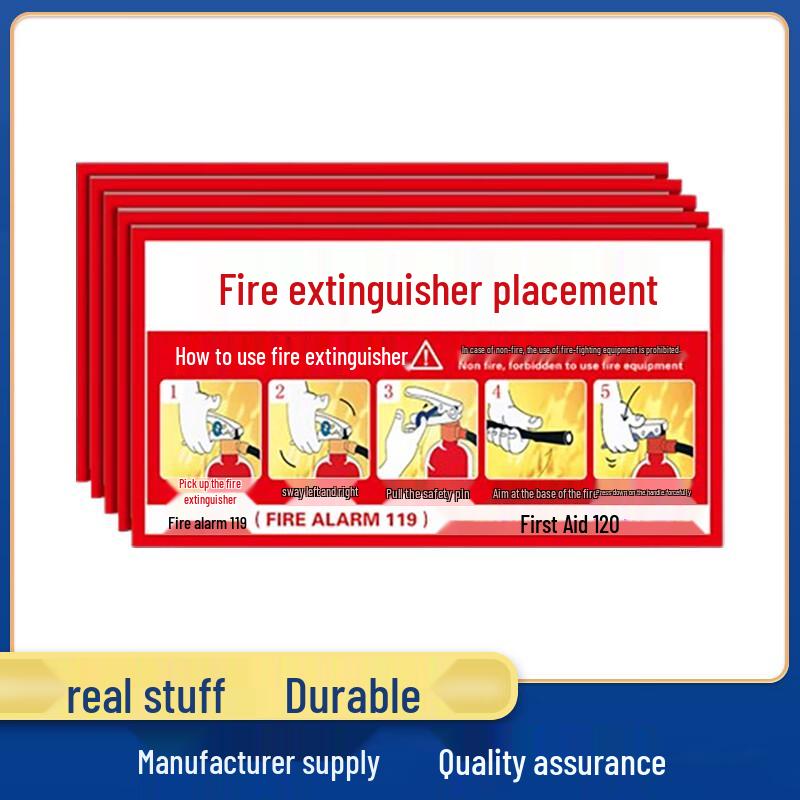 Lukun Fire Extinguisher Location Sticker
