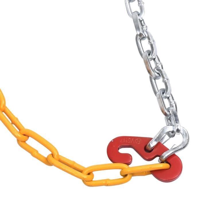 VidaXL Chaînes antidérapantes 2 pcs 16 mm VUS 4x4 Taille 460