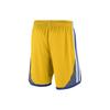 Jordan NBA Golden State Warriors Logo Print Elastic Waist Sports Casual Shorts Men Shorts Yellow CV9560-728