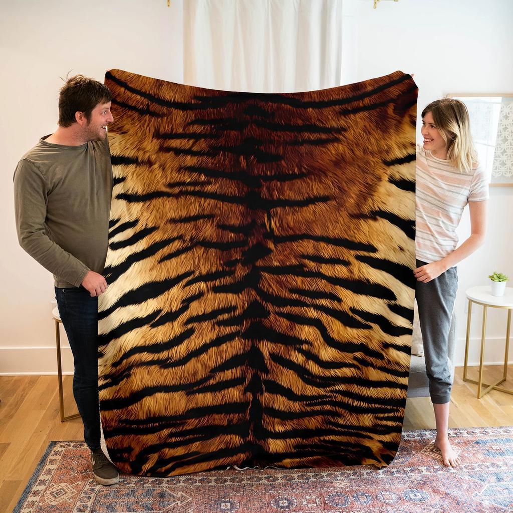 Bemalte Leopard Digitaldruck Polyester Schlafzimmer Samt Flanell Decke Vlies weiche Sofadecken für Betten