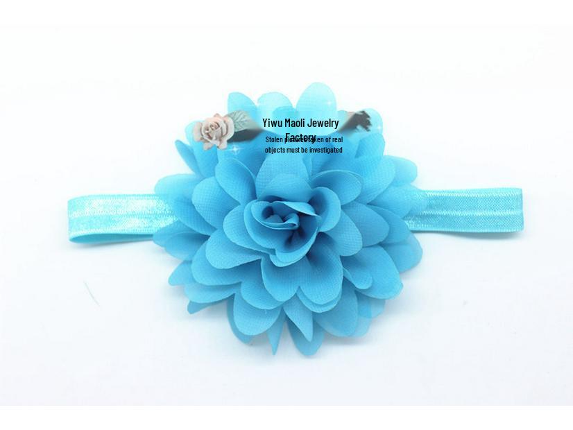Chiffon Flower Headband for Babies and Toddlers: Stylish European & American Design