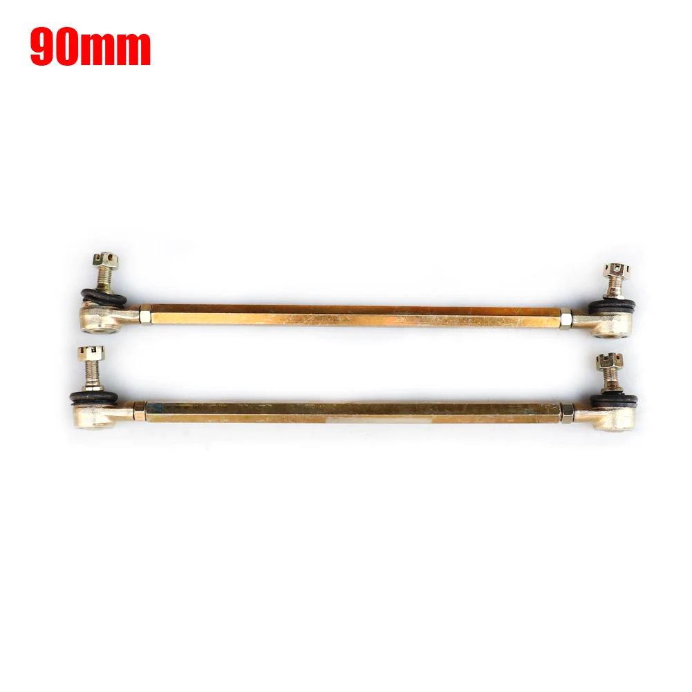 1Pair Set 90MM-290MM M10 Steering Shaft Tie Rod With Tie Rod Ball Joint For 4 Wheel Go Kart Karting modification ATV 50cc-250cc