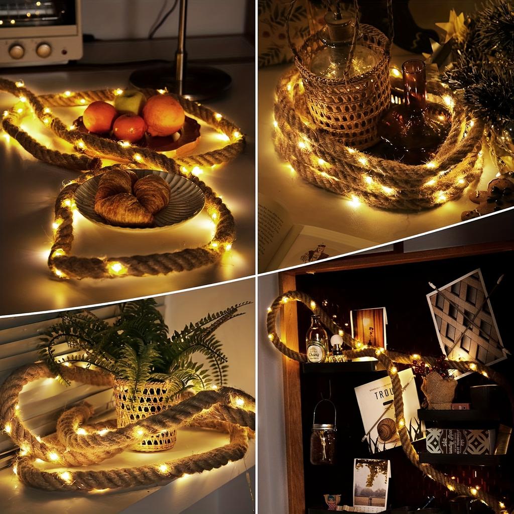 LED Fairy Lights Rope USB, LED Fairy Lights Decoration, Garden Lights Christmas Lighting, Indoor and Outdoor Christmas Decoration 3 Meter 30 Lights