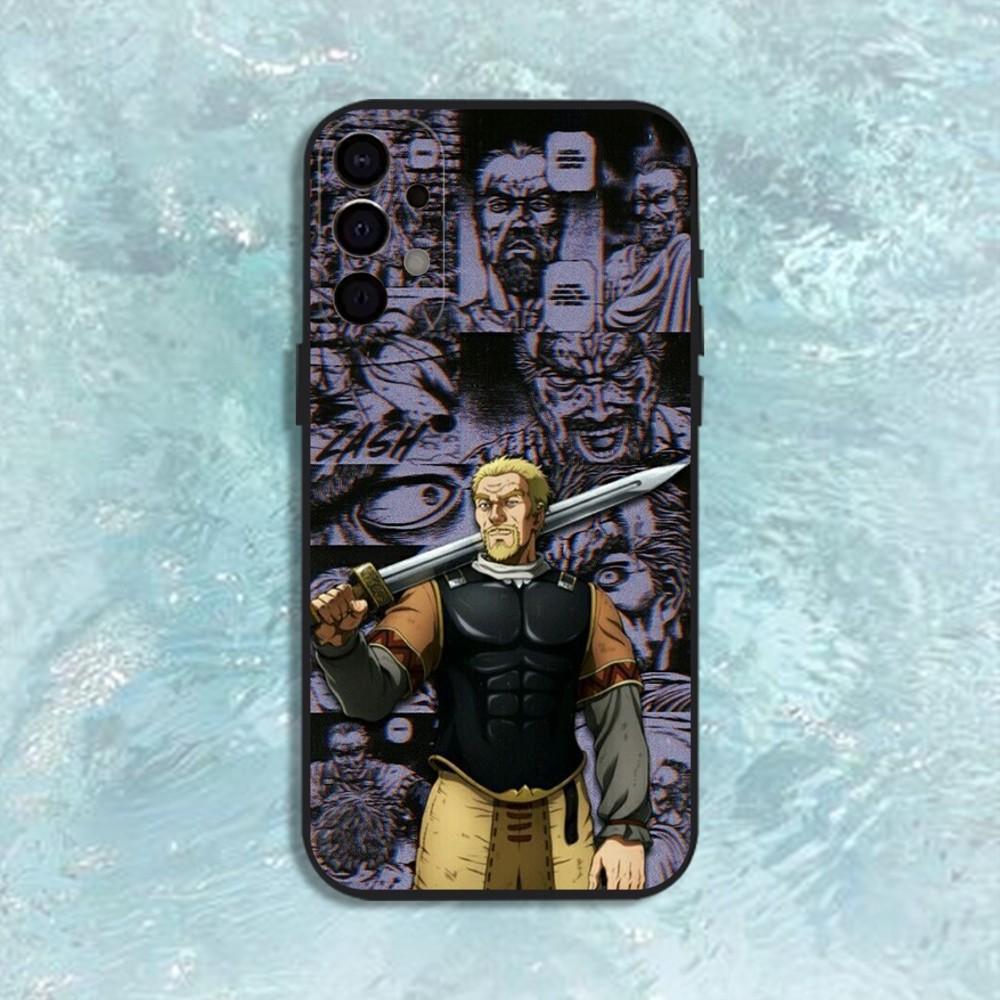Anime Vinland Saga Phone Case For Samsung S25,S24,S21,S22,S23,S30,Ultra,S20,Plus,Fe,Lite,Note,10,9,5G Black Cover