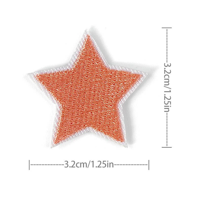

Вышитая нашивка в виде пятиконечной звезды для одежды, обуви и головных уборов