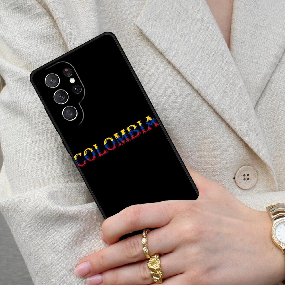 Colombia Flag Cell Phone Case for Samsung Galaxy S26 Ultra S25 S24 S23 S22 S21 S20 Note10 Cover