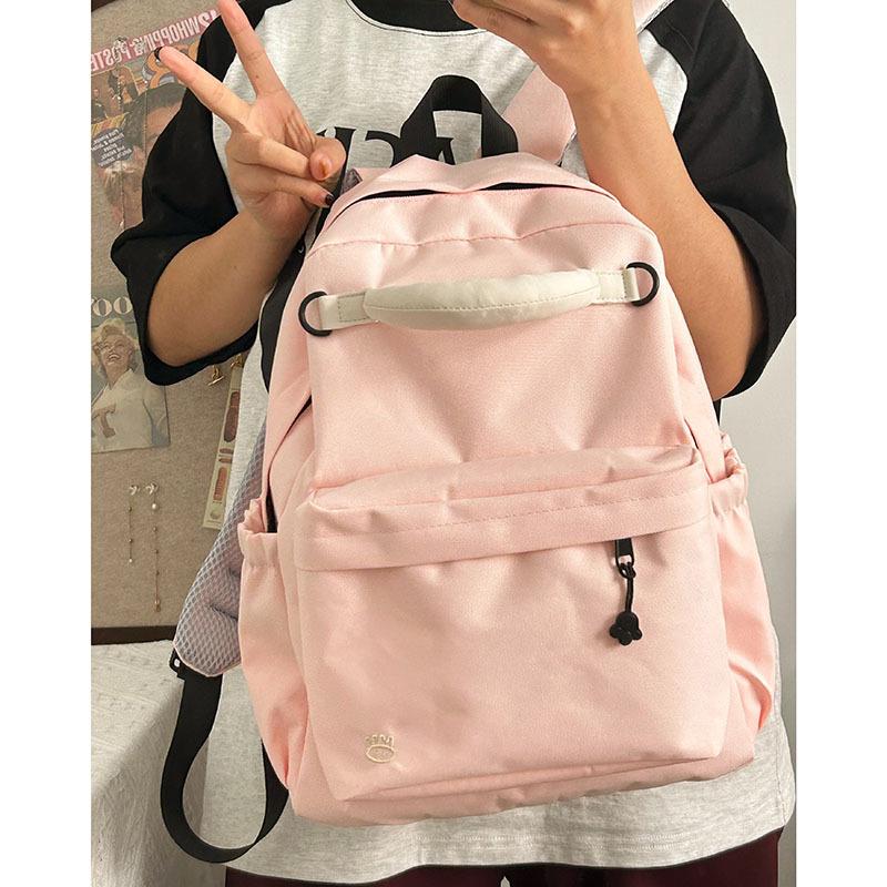 Backpack Female College Student Japanese Casual Simple Backpack Junior High School Student High School Bag Travel