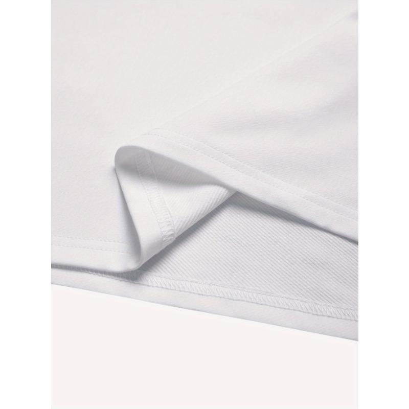 European Size LIFE IS BETTER AT THE GYM Workout Print, Men's Casual Round Neck Short Sleeve T-shirt, Versatile Outdoor Comfy Top For Summer