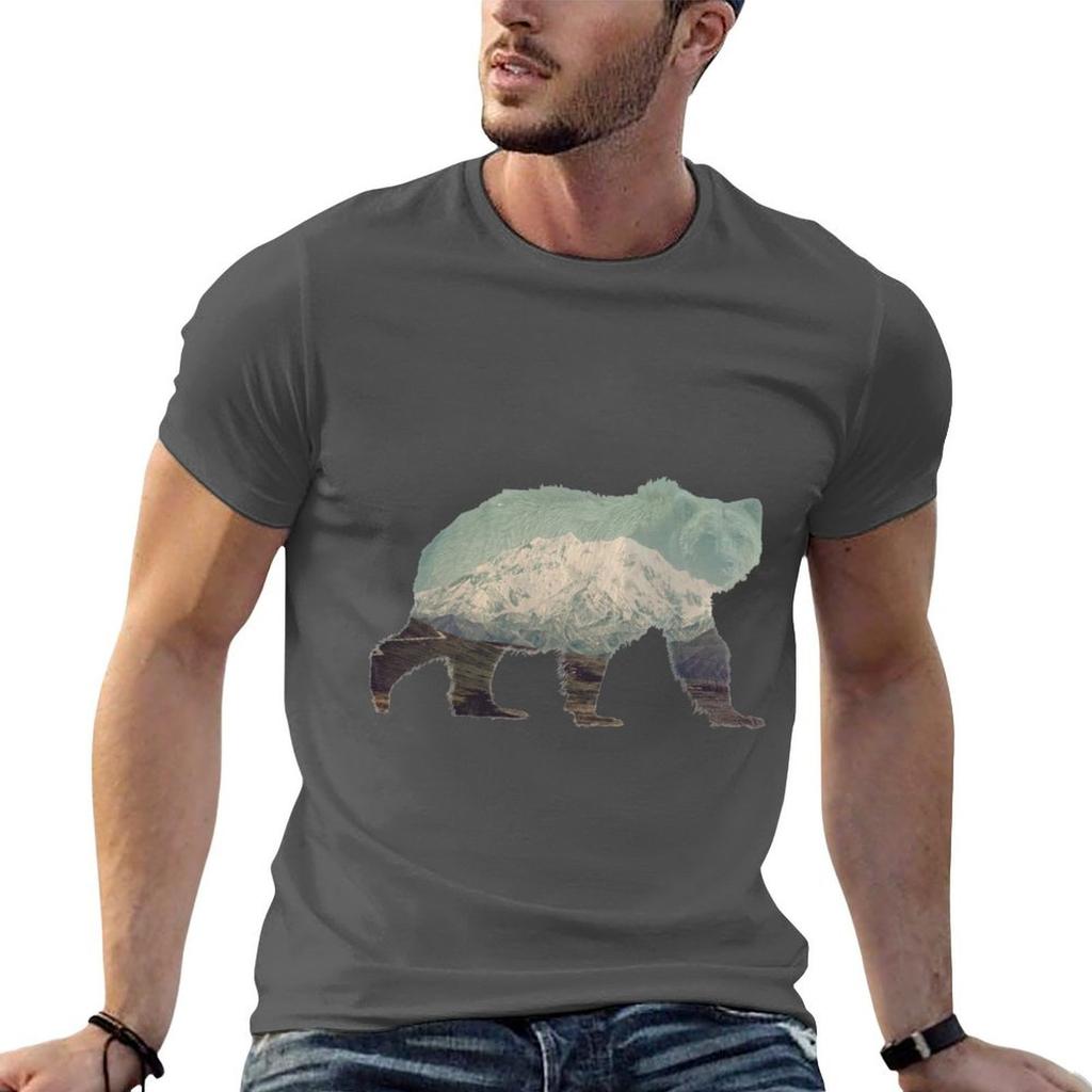 Denali Bear Tshirt Large Size Breathable Tee