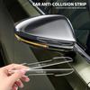 4pcs Car Door Transparent Anti-collision Protector Bar Strips For Giulia Stelvio Junior Tonale 33 Stradale 4C Giu