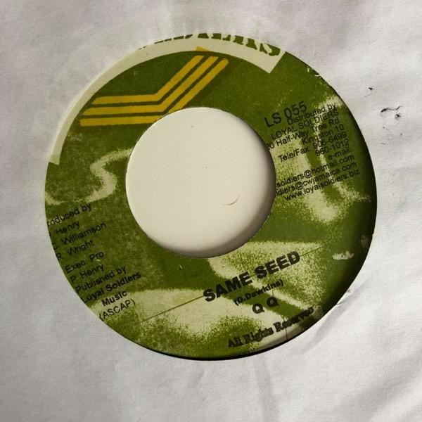 

7-дюймовая пластинка QQ - Same Seed LS055 Верные солдаты Ямайский регги, ска и даб Б/У