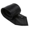 Men Polyester Soft Smooth Gorgeous Vibrant Necktie Black 59Inch