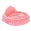 New Creative Doghouse Pet Bow Lace Princess Bed Oval Princess Nest Pet Dog Bed