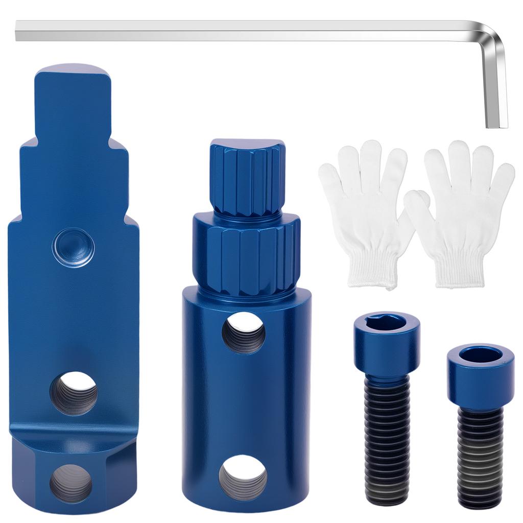 Faucet Stripped Screw Extractor Steel Broken Pipe Extractor Removal Tool for 1/2 Inch and 3/4 Inch Pipes with Ergonomic Handles