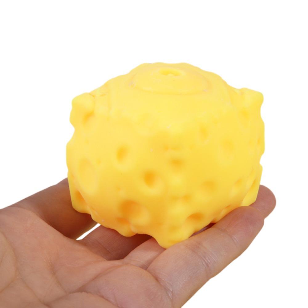 5cm Cheese Squeezed Cube Super Soft Cheese Stress Ball Kids Toy Cheese Pinch for Kids Adults 5cm