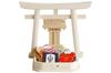 Smallest Shrine with Torii Made In Japan from All Cypress for Placing Shrine Amulet Amulet Stand H10 X X D4 Yamakou's Gate, Wood, Amulets, Altar,