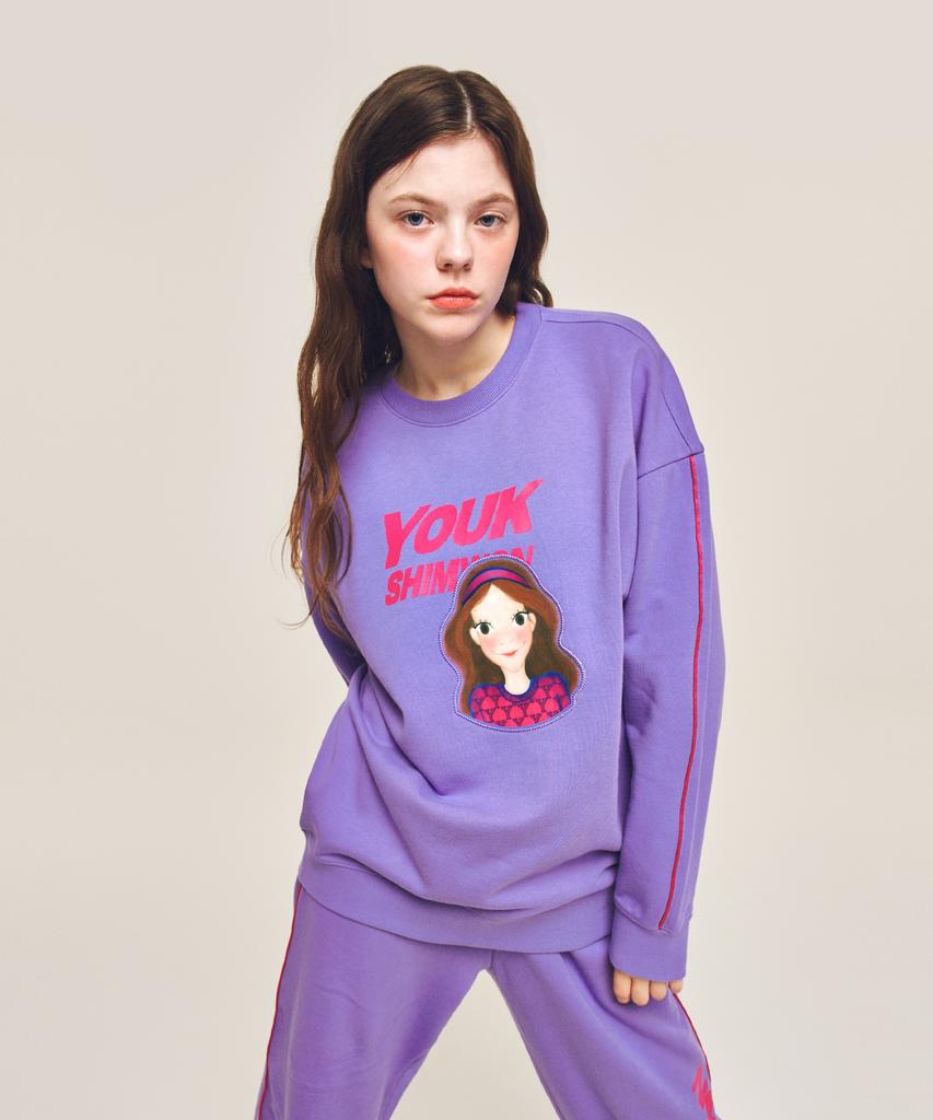 Yugsimwon Piping Contrast Sweatshirt F Luna