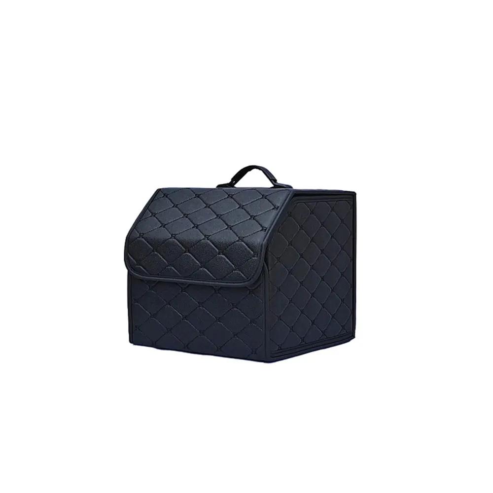 1Pc Universal Multipurpose Collapsible Car Trunk Storage Organizer with Lid Portable Car Storage Bag Car Trunk Organizer