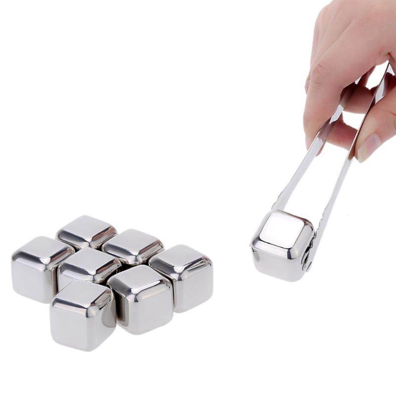 Non-slip Ice Tongs Stainless Steel Kitchen Tongs BBQ Food Clip Cube Sugar Clamp Kitchen Gadgets Practical Home Use Accessories
