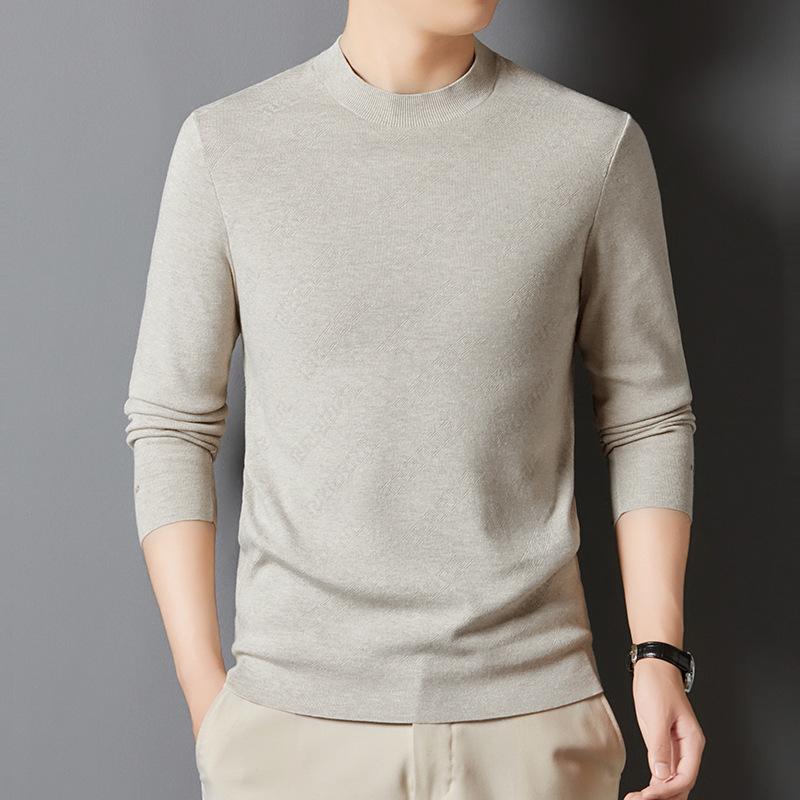 

Men s Knitted Sweater Men s Spring and Autumn High-end Casual High-end Versatile Sweater Men s M