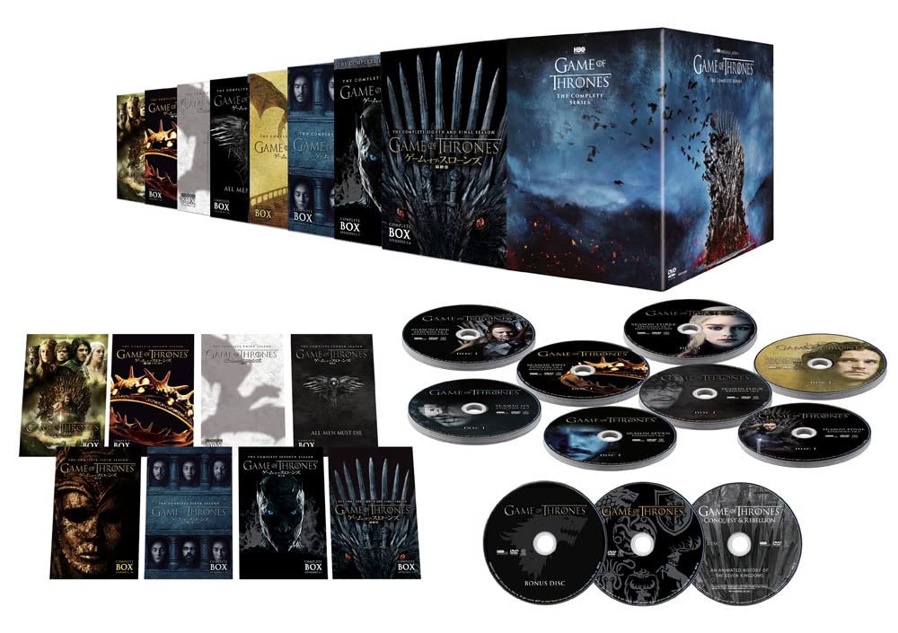 

Game of Thrones (Season 1-Season 2) Complete Series DVD (40 discs + 3 bonus discs)