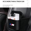 2025 Hot Car Trash Can Portable Hanging Vehicle Waste Case Car Logo For E34 E46 E39 E38 E90 E60 E36 F30 F30 F10 E92 E38 E9