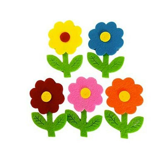 Kindergarten Classroom Non-woven Animals & Flowers Window Decoration for Children's Day