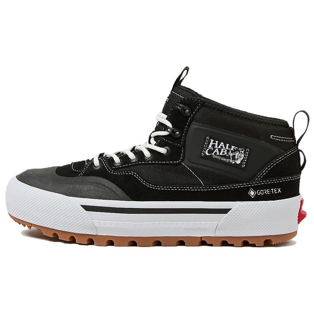 

Vans Half Cab Waterproof And Wear resistant Mid top Skateboard Shoes Unisex Black Sneakers VN000CVMBA2 36.5