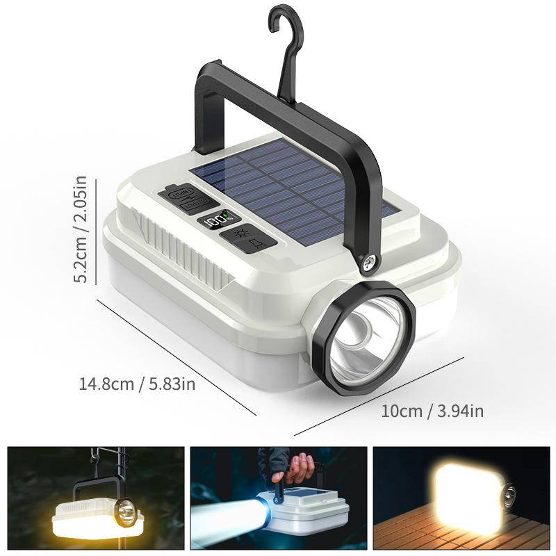 Solar-Powered Multifunctional Camping Light