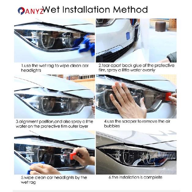 For Volvo XC40 - Car Exterior Headlight Anti-scratch TPU PPF Protective Film Anti-scratch Repair Film Accessories Refit