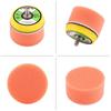 17Pcs 2-Inch Sponge Buffing Polishing Pad Kit for Car Polisher