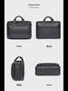 Men's High-End Genuine Leather Briefcase, 17-Inch Cowhide Business Bag