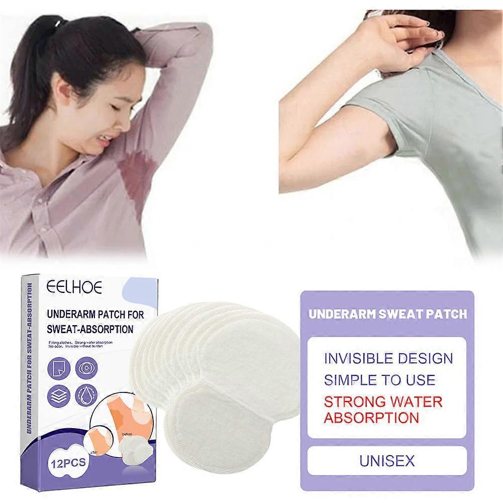 12x Einweg Schweißpads Pflaster Antiperspirant Achsel Achselschutz Blatt
