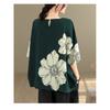 DIMANAF 2026 Summer Plus Size New T-Shirt Women Print Loose Casual O-Neck Casual Lady Tops Tees Shirts Oversize