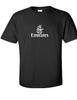 Emirates White Vintage Logo Shirt Emirati Airline Aviation Black Cotton T-Shirt