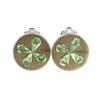 Clover Earring Gold plastic/Plated Gold Clover 8g Women Used