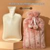 Winter Rabbit Plush Hot Water Bottle & Hand Warmer