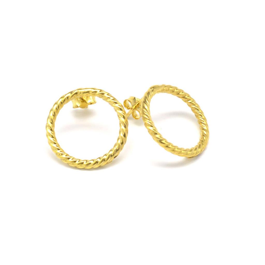 925 Silver Hoop Studs Women Earrings, 925 Sterling Silver Unique Handmade Jewelry,