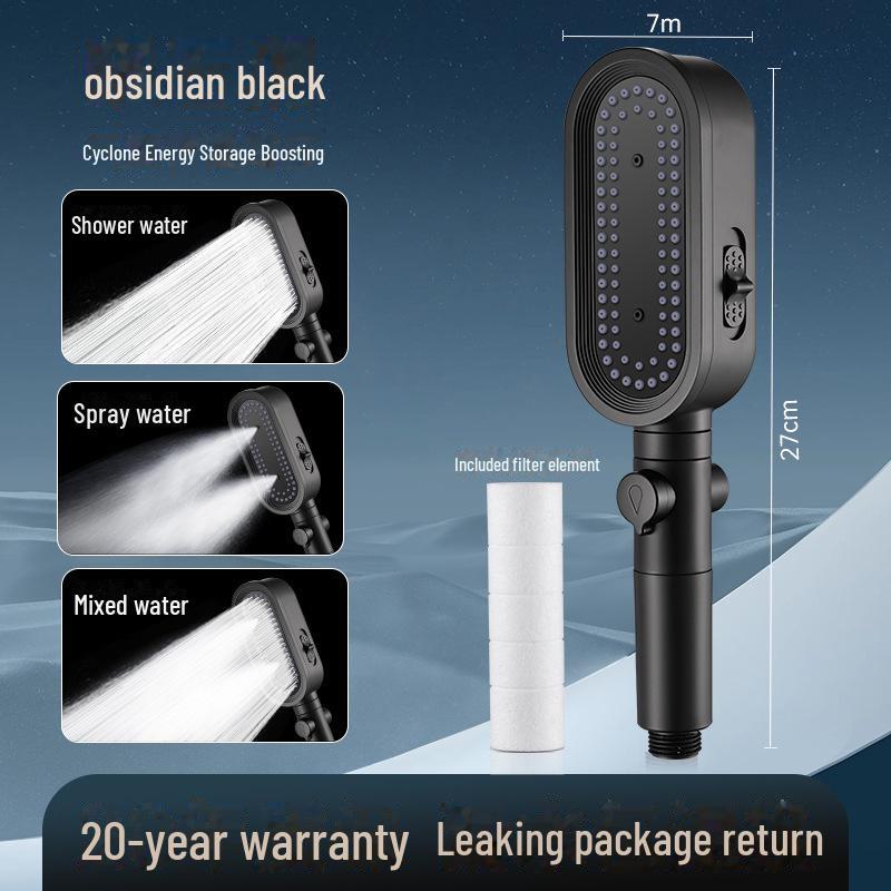 

Celebrity Booster Ручной Душевой Набор с Водонагревателем Three-speed large water output, with filter чёрный