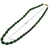 Retro Light Luxury High Sense Green Agate Stone Beaded Necklace Femininity Chinese Style Guochao Ethnic Style Cheongsam Collarbone Chain