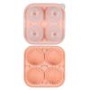 Spherical Silicone Ice Cube Tray Large Size with Lid Ice Ball Mold Round Shape 3D Sphere Ice Mold Kitchen Cocktail Drink