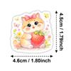 50 Watercolor Soft Cute Cat Stickers Cute Cartoon Kitten Luggage Notebook Handbook Stickers