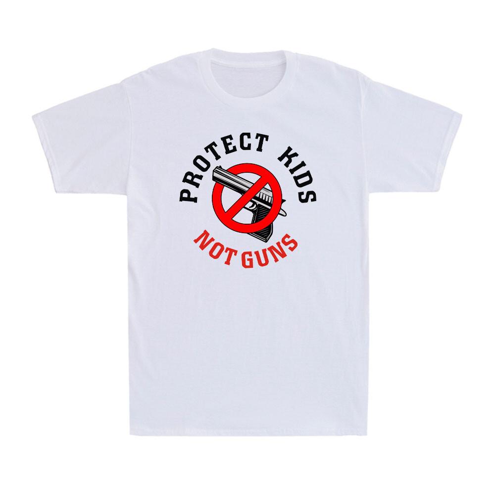 Protect Kids Not Guns Funny Gun Reform No Weapons Gun Control Men T-shirt XL